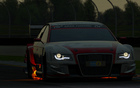 Audi flames